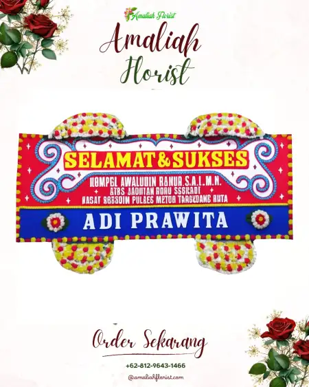 Papan Bunga Ucapan Selamat Manokwari